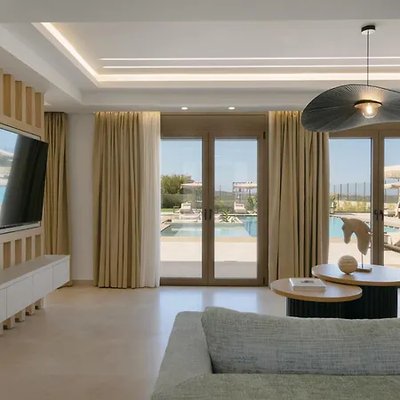 Anassa Villa, With 110m2 Pool, Emerald Gardens, Wellness & Sports, By Thinkvilla Willa Retimno