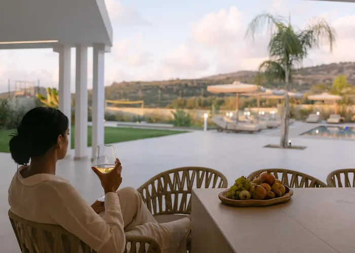 Villa Anassa Villa, With 110m2 Pool, Emerald Gardens, Wellness & Sports, By Thinkvilla Rethimno